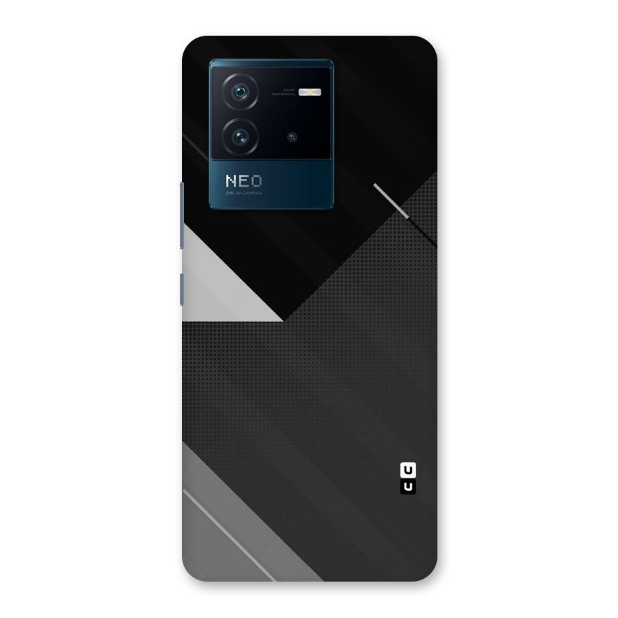 Slant Grey Back Case for Vivo iQOO Neo 6 5G