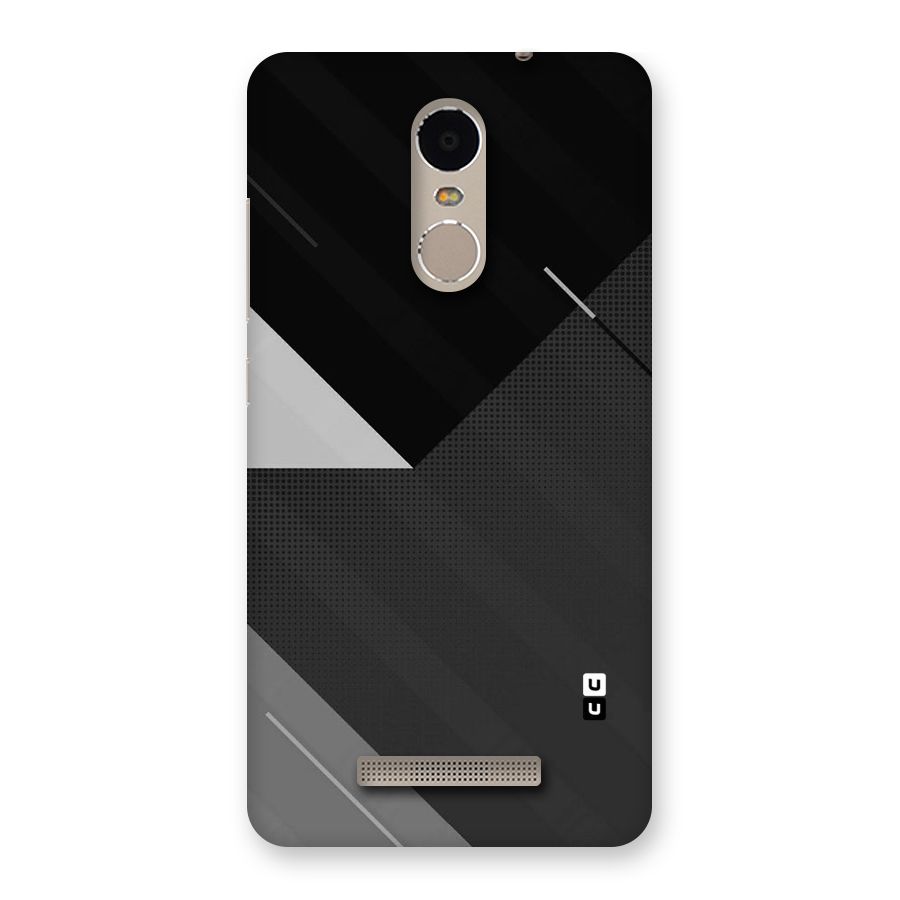 Slant Grey Back Case for Xiaomi Redmi Note 3