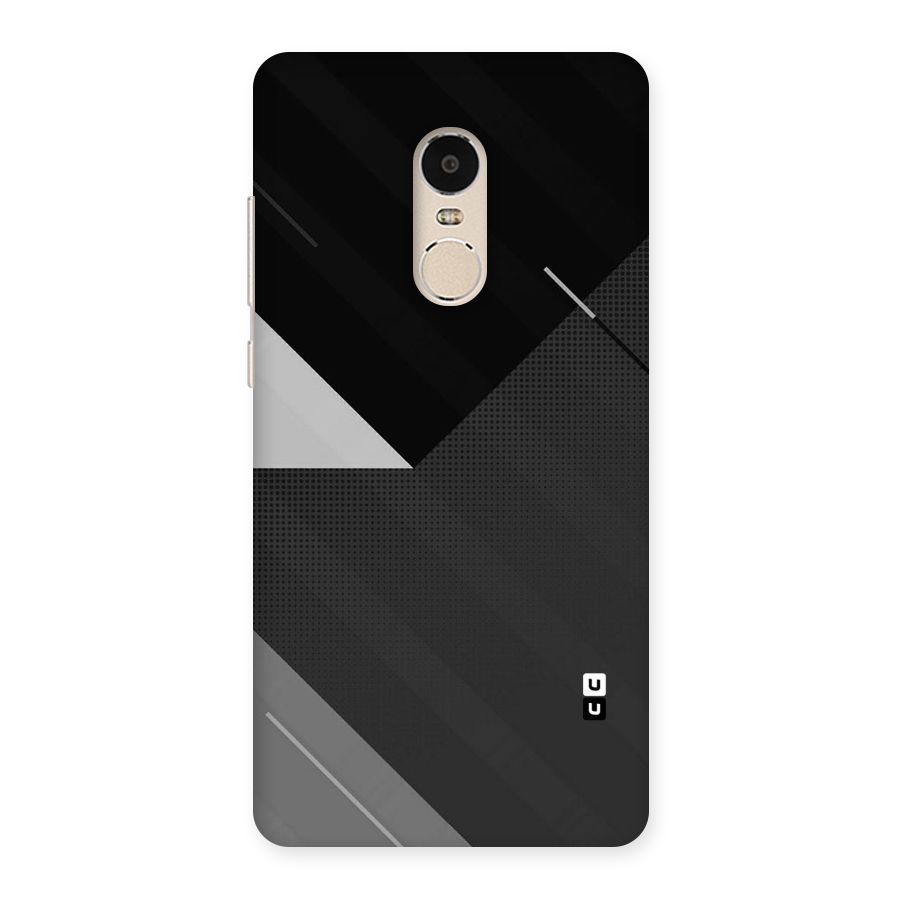 Slant Grey Back Case for Xiaomi Redmi Note 4