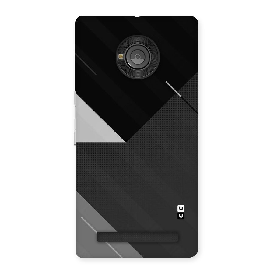 Slant Grey Back Case for Yu Yuphoria