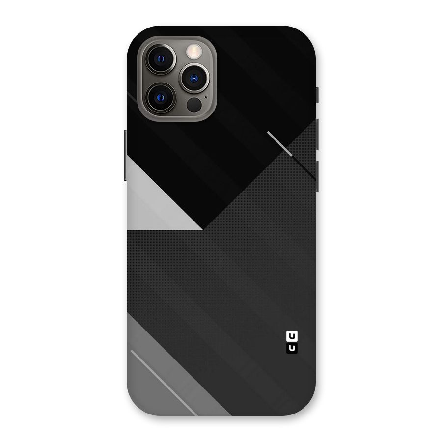Slant Grey Back Case for iPhone 12 Pro