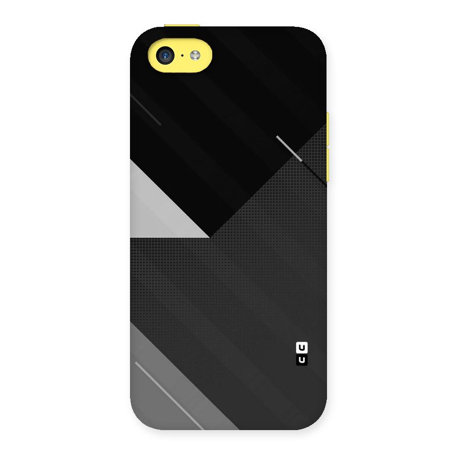 Slant Grey Back Case for iPhone 5C