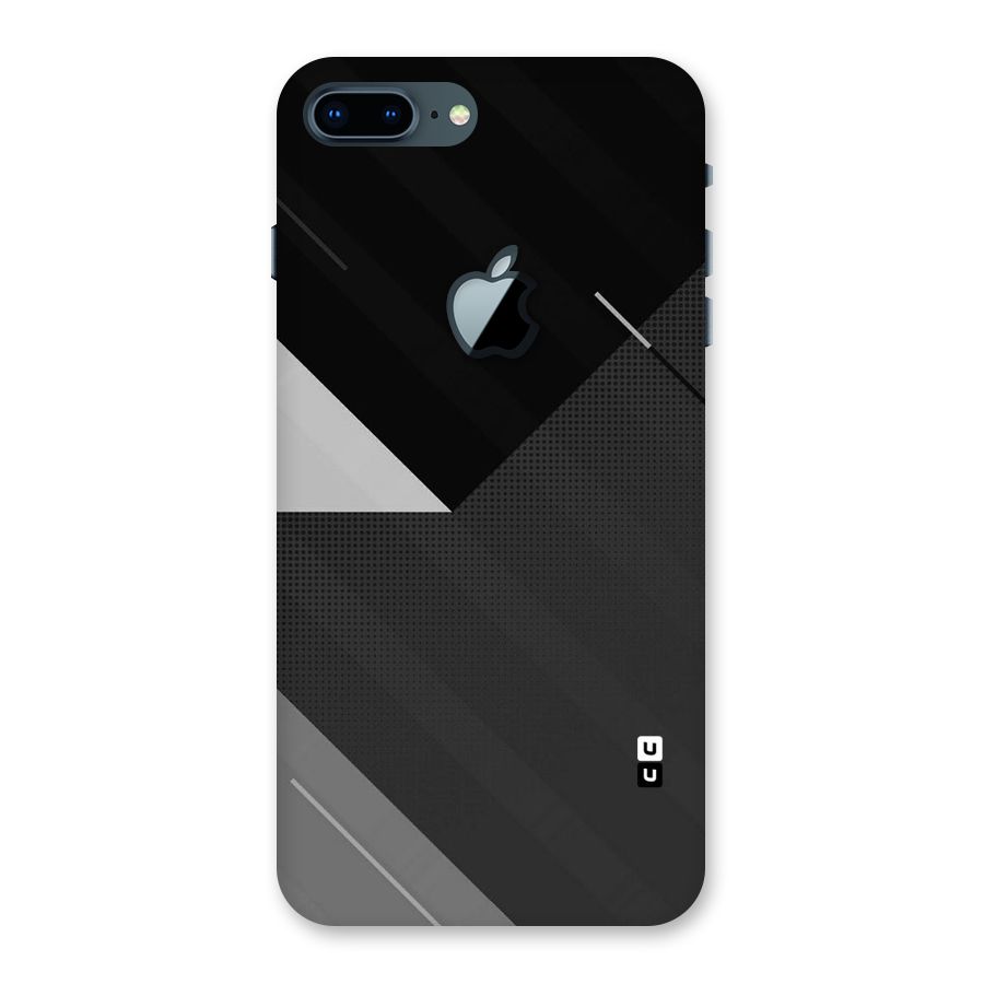 Slant Grey Back Case for iPhone 7 Plus Apple Cut