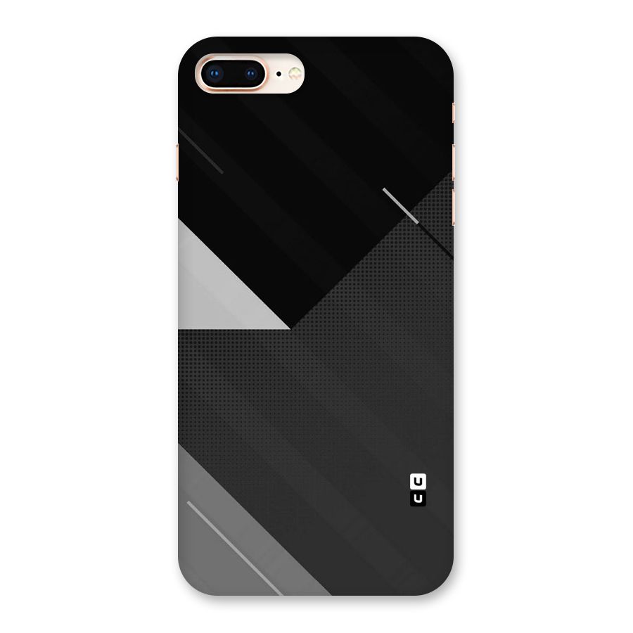 Slant Grey Back Case for iPhone 8 Plus