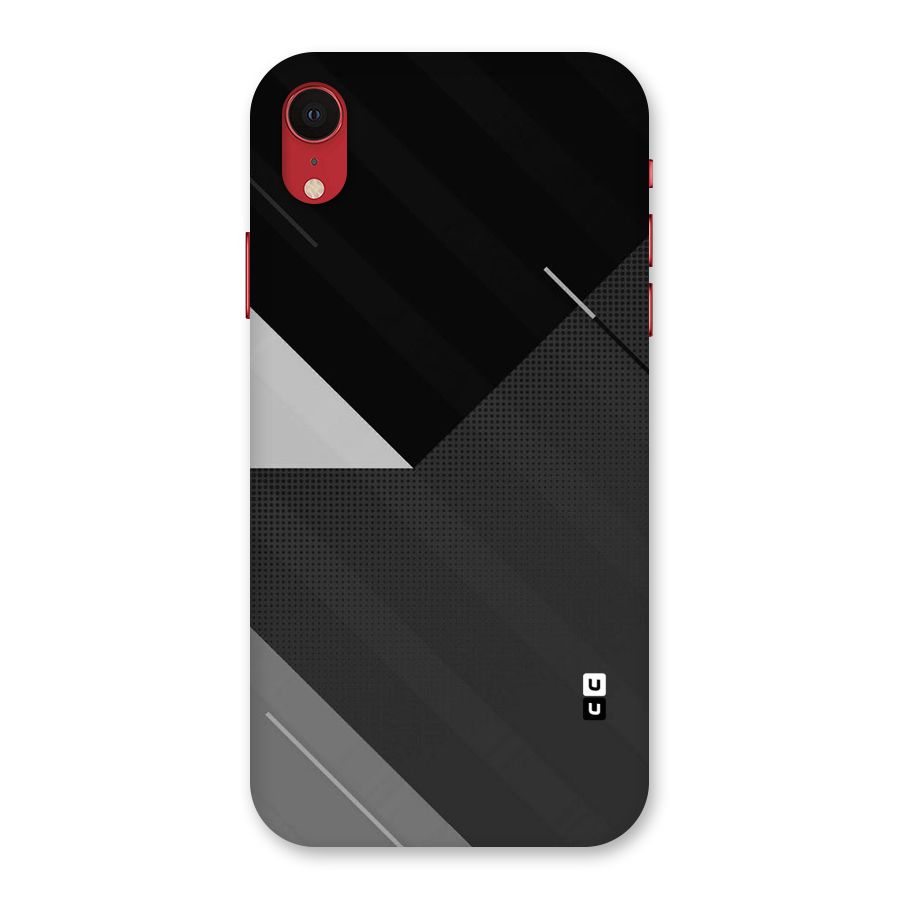 Slant Grey Back Case for iPhone XR