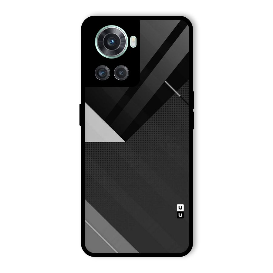 Slant Grey Glass Back Case for OnePlus 10R