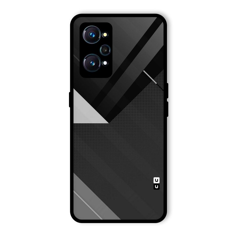 Slant Grey Glass Back Case for Realme GT Neo2