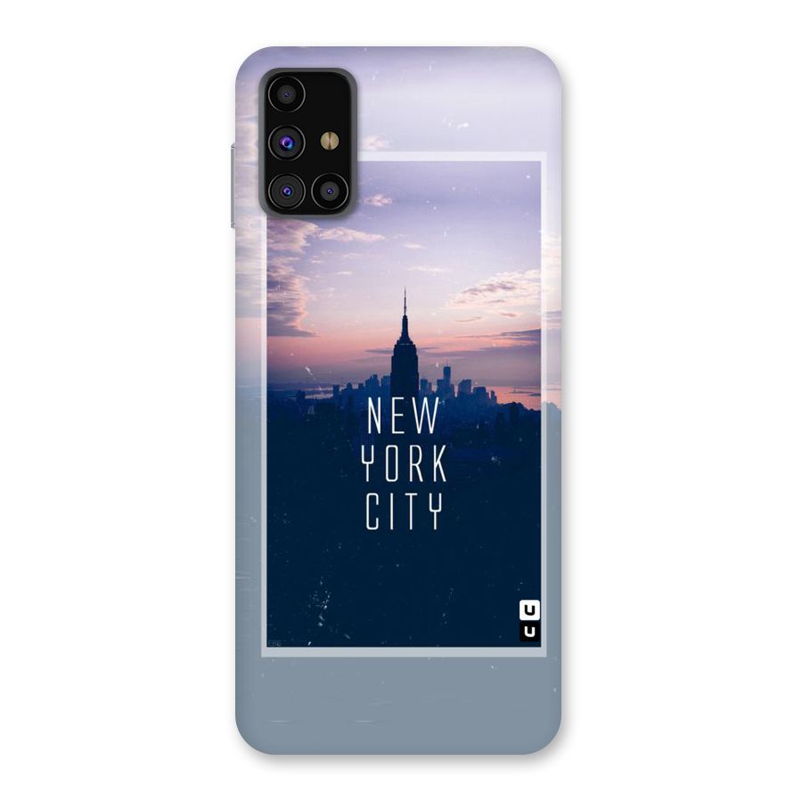 Sleepless City Back Case for Galaxy M31s