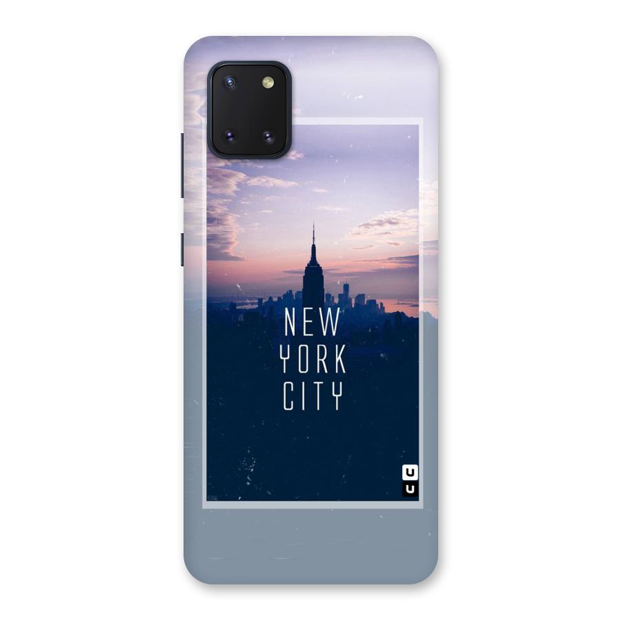 Sleepless City Back Case for Galaxy Note 10 Lite