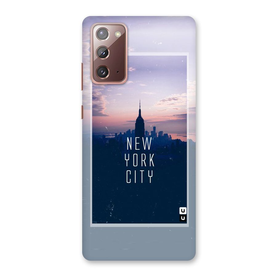 Sleepless City Back Case for Galaxy Note 20