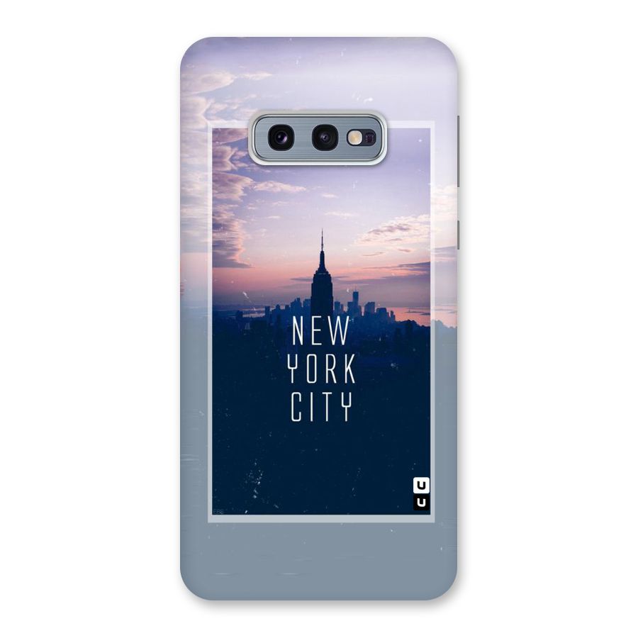 Sleepless City Back Case for Galaxy S10e