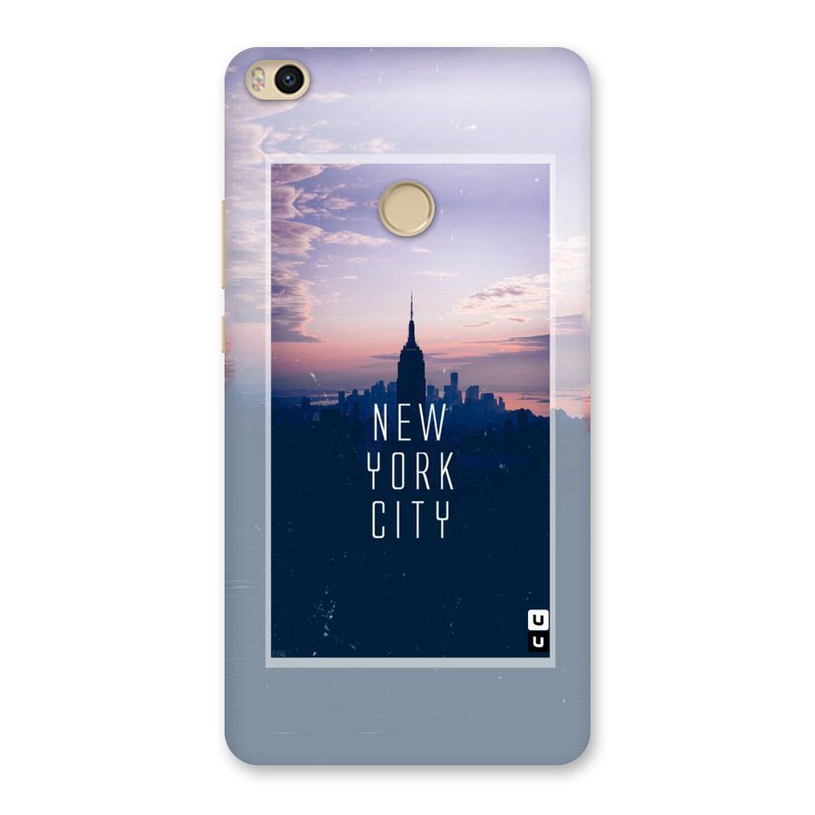Sleepless City Back Case for Mi Max 2