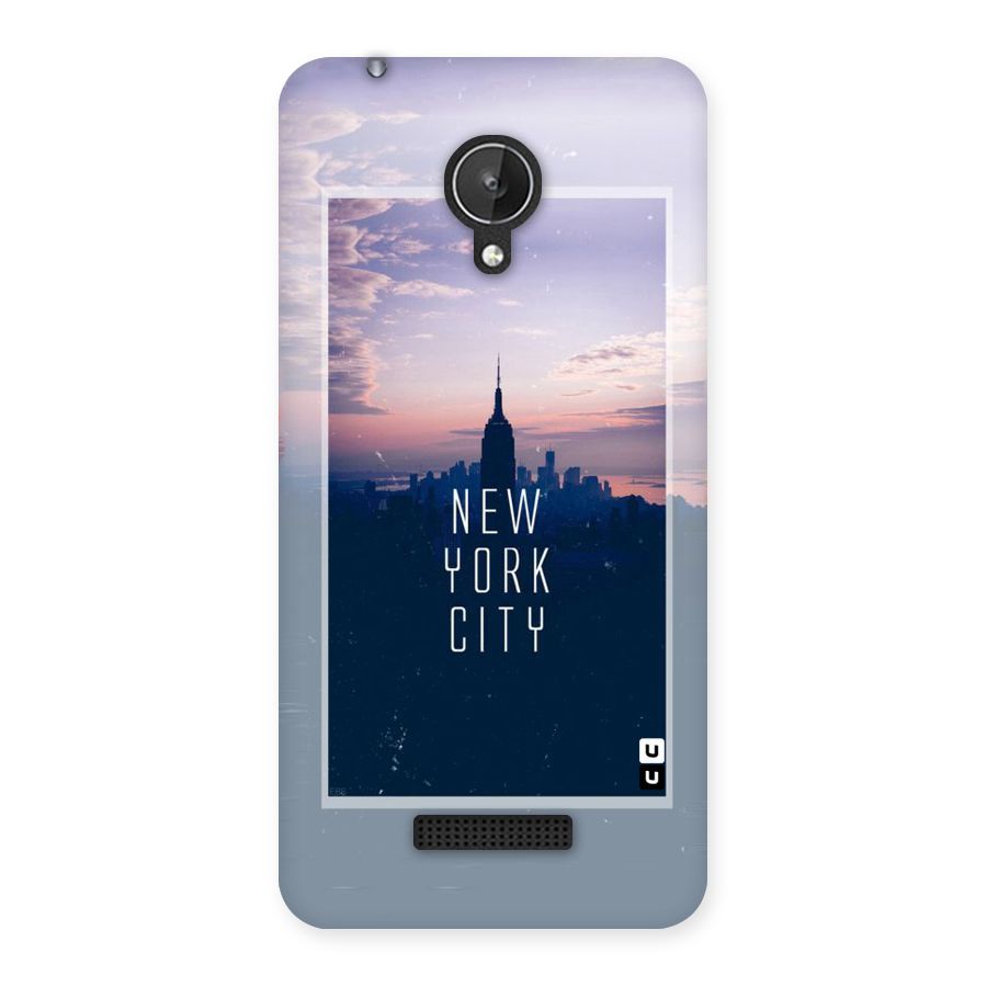 Sleepless City Back Case for Micromax Canvas Spark Q380