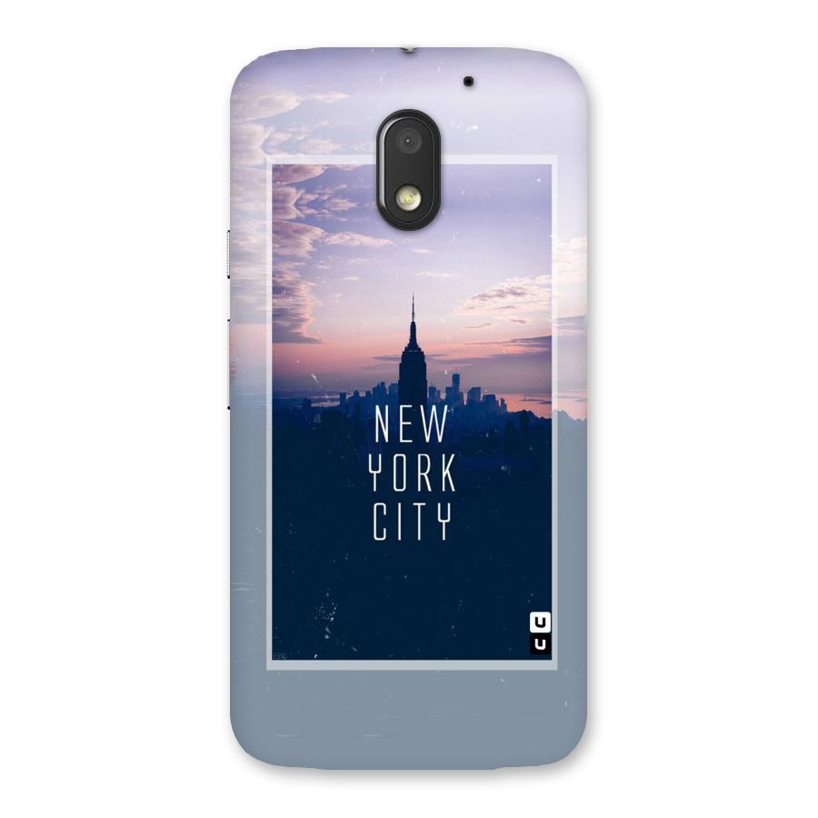 Sleepless City Back Case for Moto E3 Power