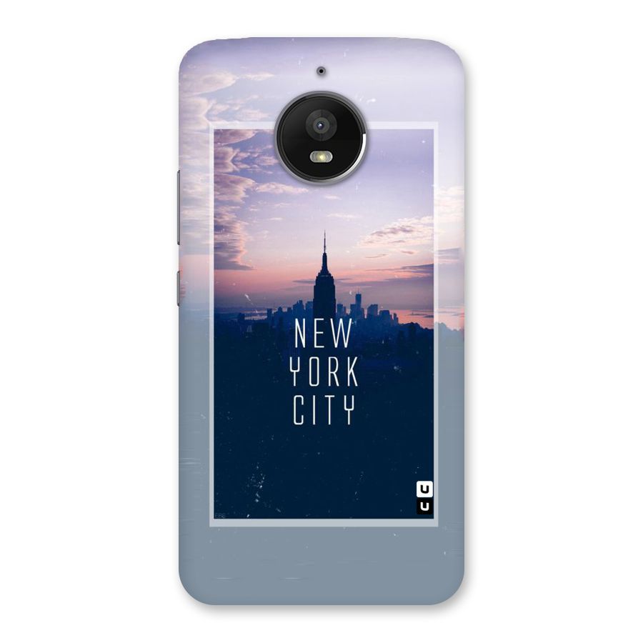 Sleepless City Back Case for Moto E4 Plus