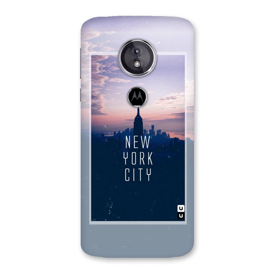 Sleepless City Back Case for Moto E5