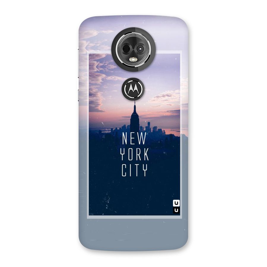 Sleepless City Back Case for Moto E5 Plus