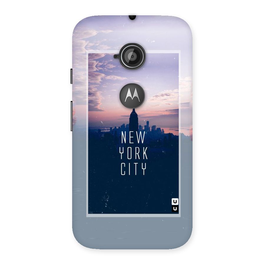 Sleepless City Back Case for Moto E 2nd Gen