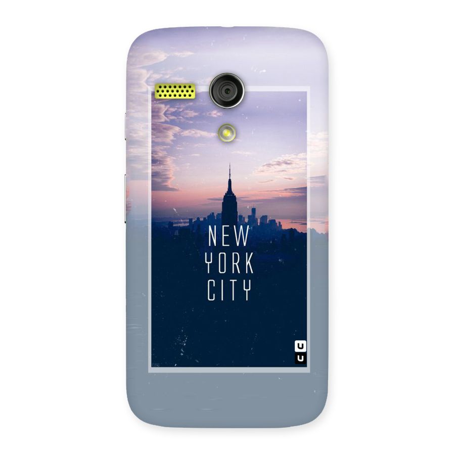 Sleepless City Back Case for Moto G