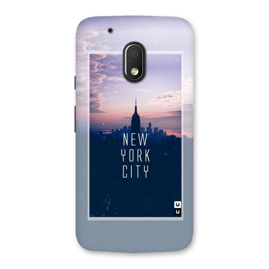 Sleepless City Back Case for Moto G4 Play