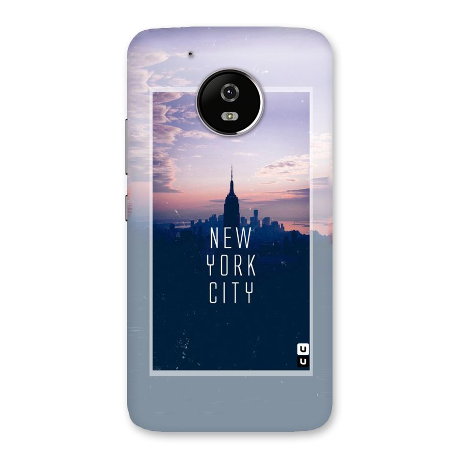Sleepless City Back Case for Moto G5
