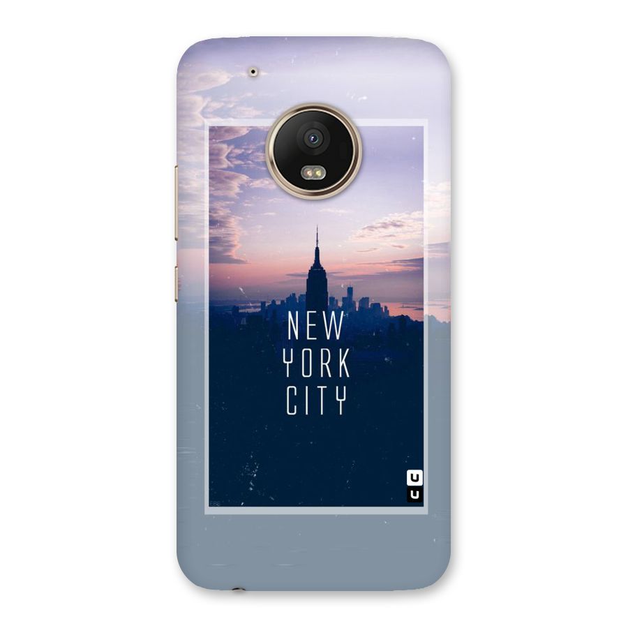 Sleepless City Back Case for Moto G5 Plus