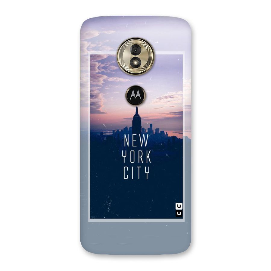 Sleepless City Back Case for Moto G6 Play