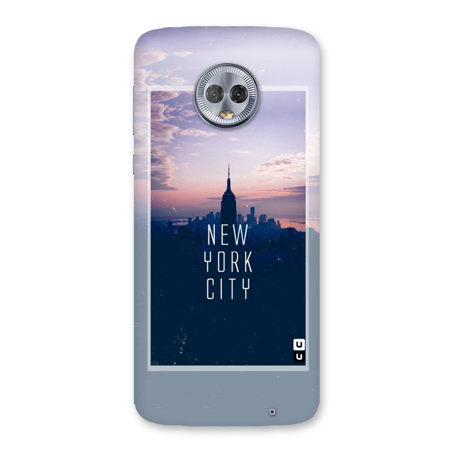 Sleepless City Back Case for Moto G6 Plus