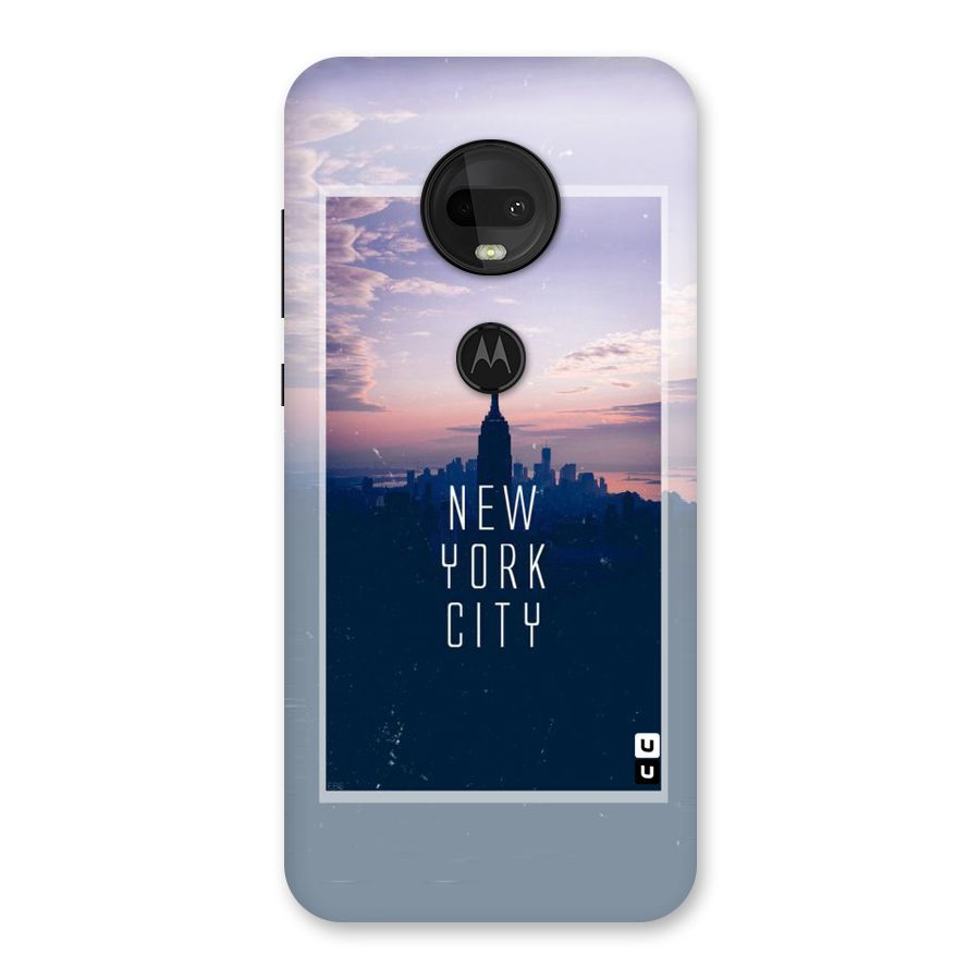 Sleepless City Back Case for Moto G7
