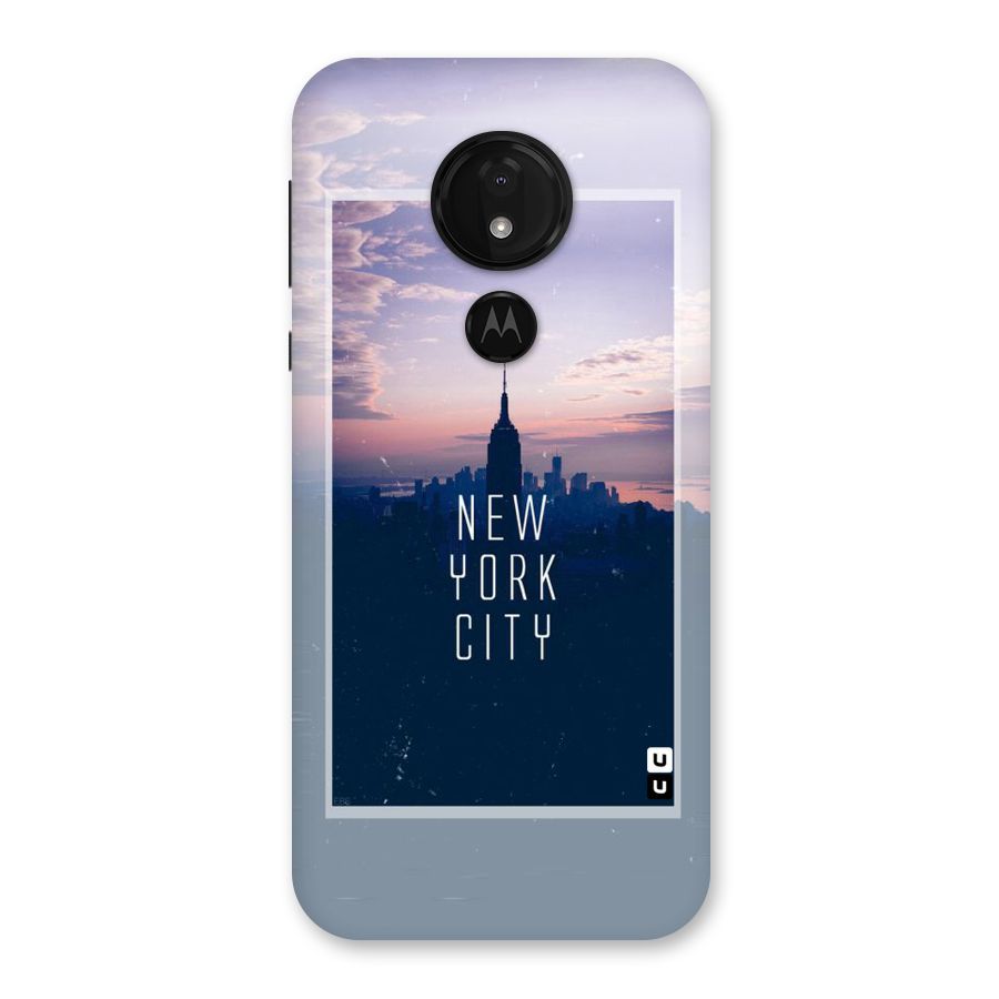 Sleepless City Back Case for Moto G7 Power
