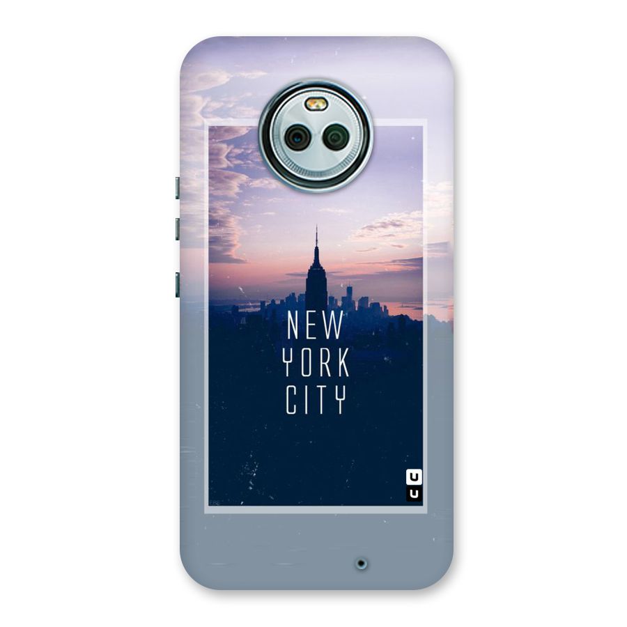 Sleepless City Back Case for Moto X4