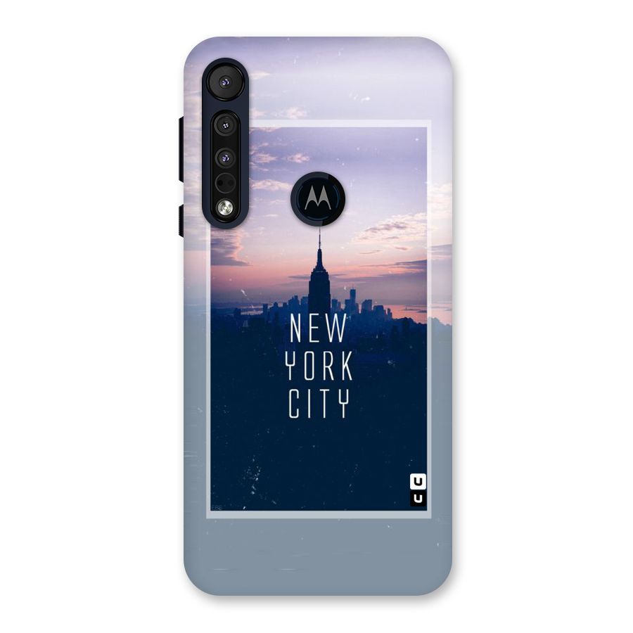 Sleepless City Back Case for Motorola One Macro
