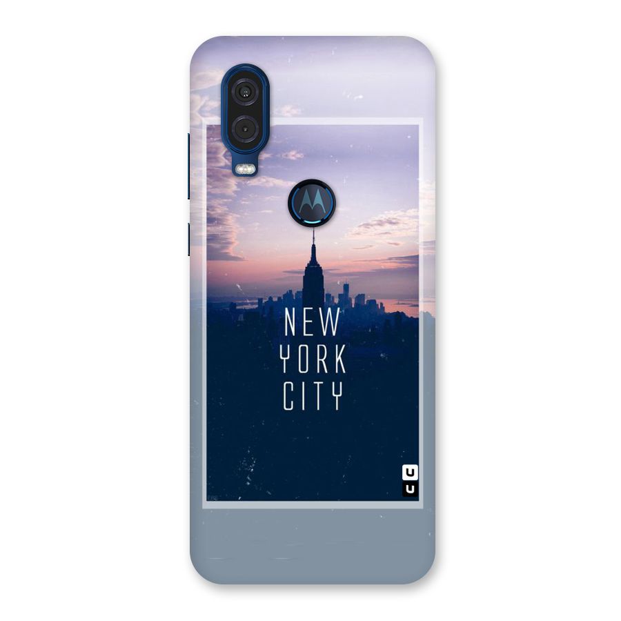 Sleepless City Back Case for Motorola One Vision