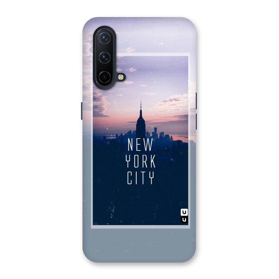 Sleepless City Back Case for OnePlus Nord CE 5G