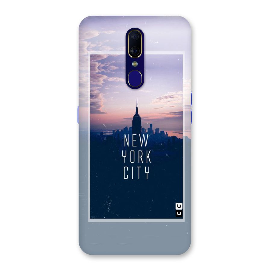 Sleepless City Back Case for Oppo F11