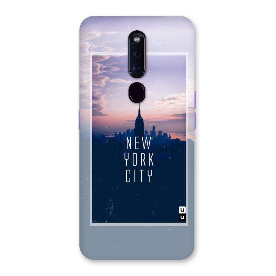 Sleepless City Back Case for Oppo F11 Pro