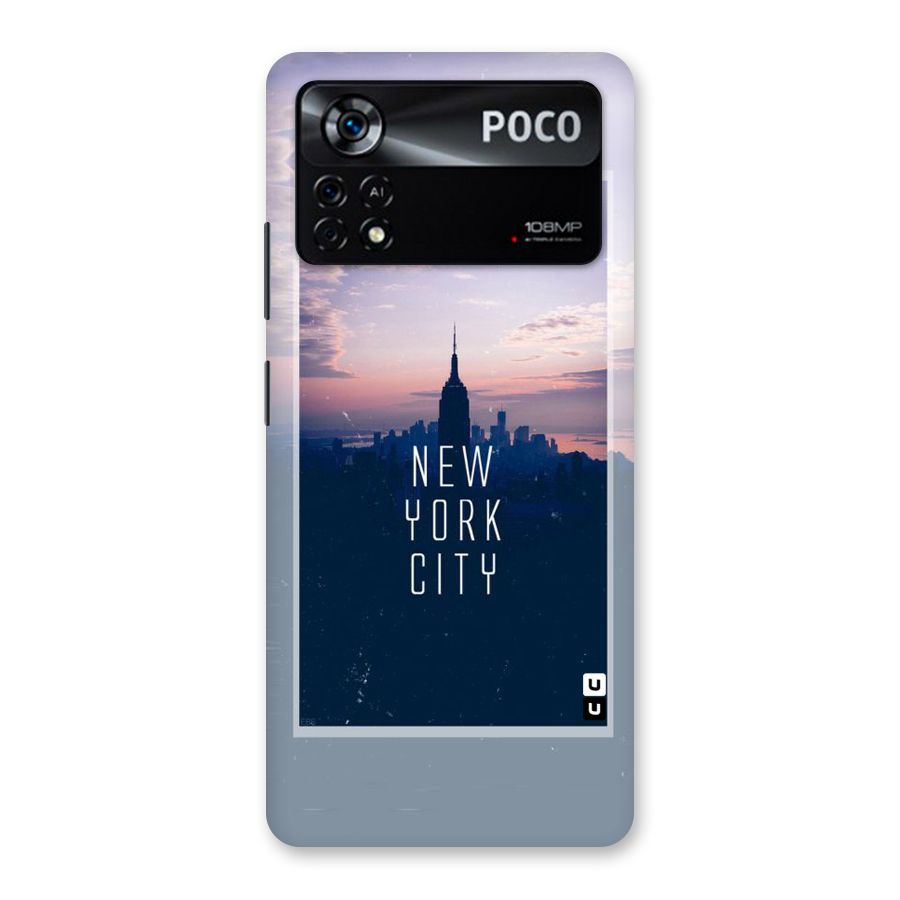 Sleepless City Back Case for Poco X4 Pro 5G