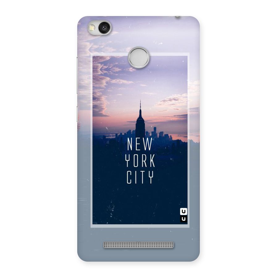 Sleepless City Back Case for Redmi 3S Prime