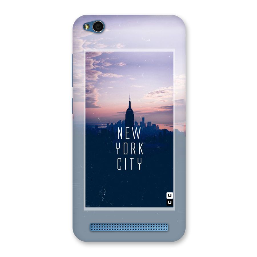 Sleepless City Back Case for Redmi 5A