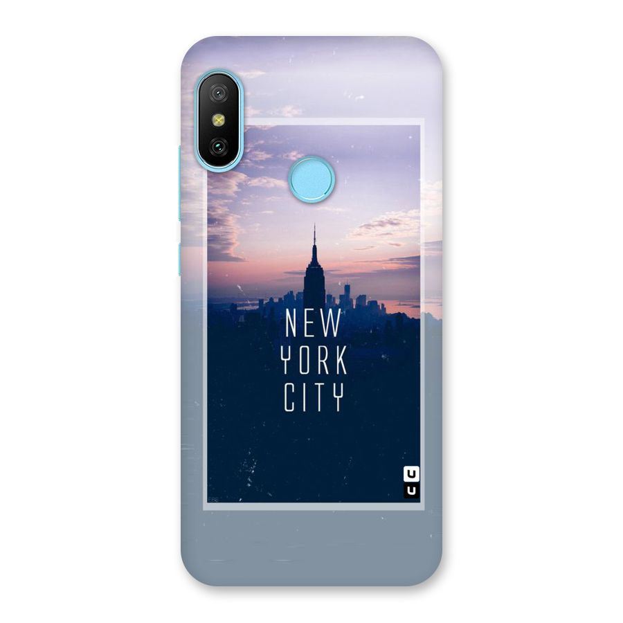 Sleepless City Back Case for Redmi 6 Pro