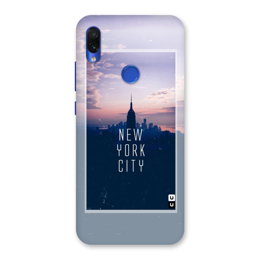 Sleepless City Back Case for Redmi Note 7S