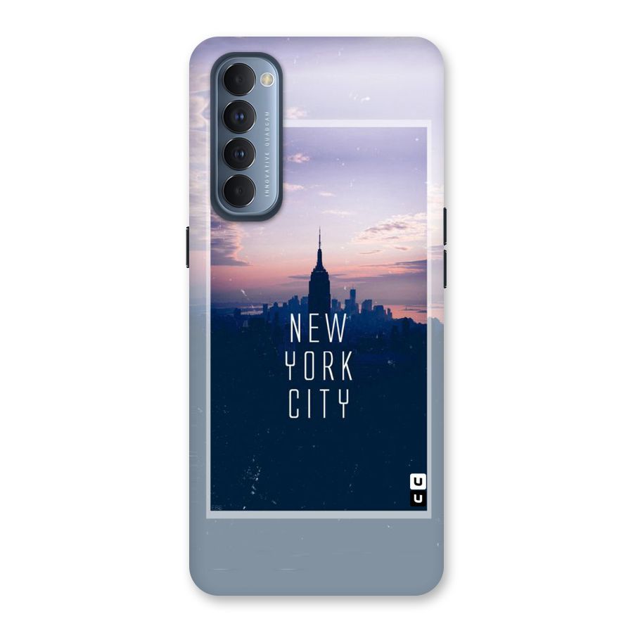 Sleepless City Back Case for Reno4 Pro