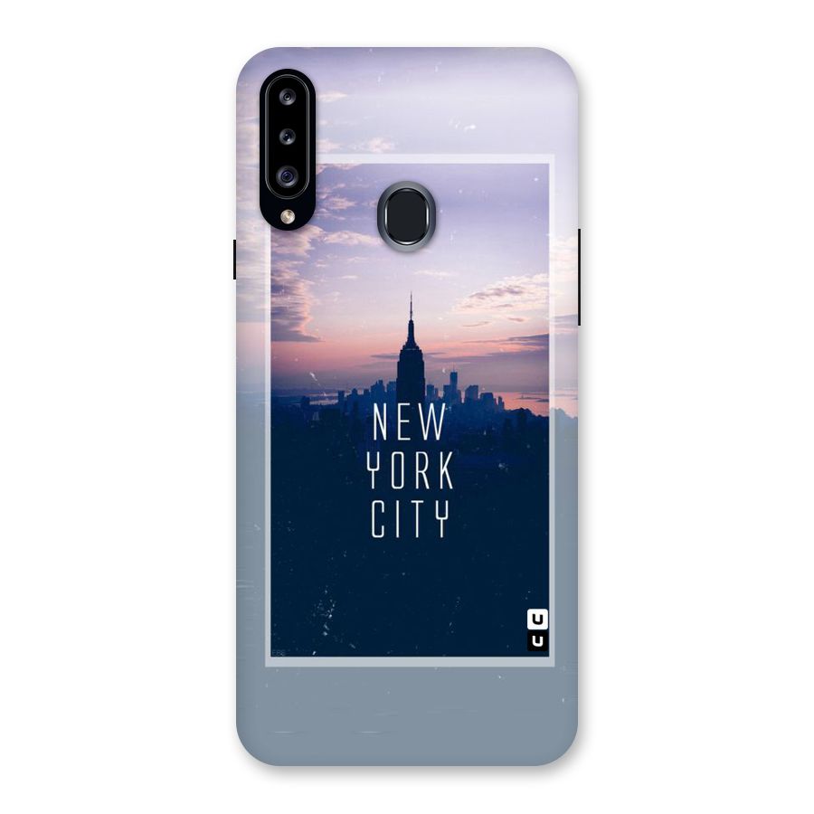 Sleepless City Back Case for Samsung Galaxy A20s