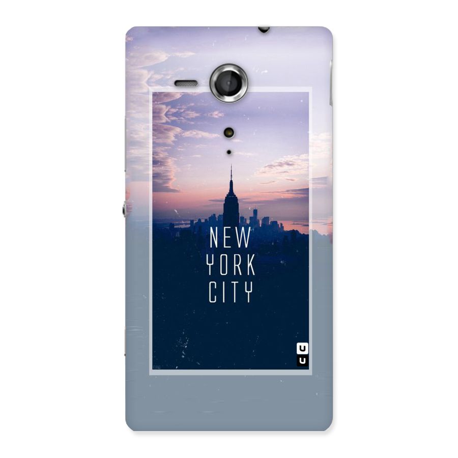 Sleepless City Back Case for Sony Xperia SP