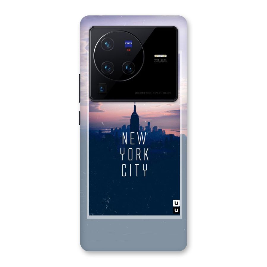 Sleepless City Back Case for Vivo X80 Pro