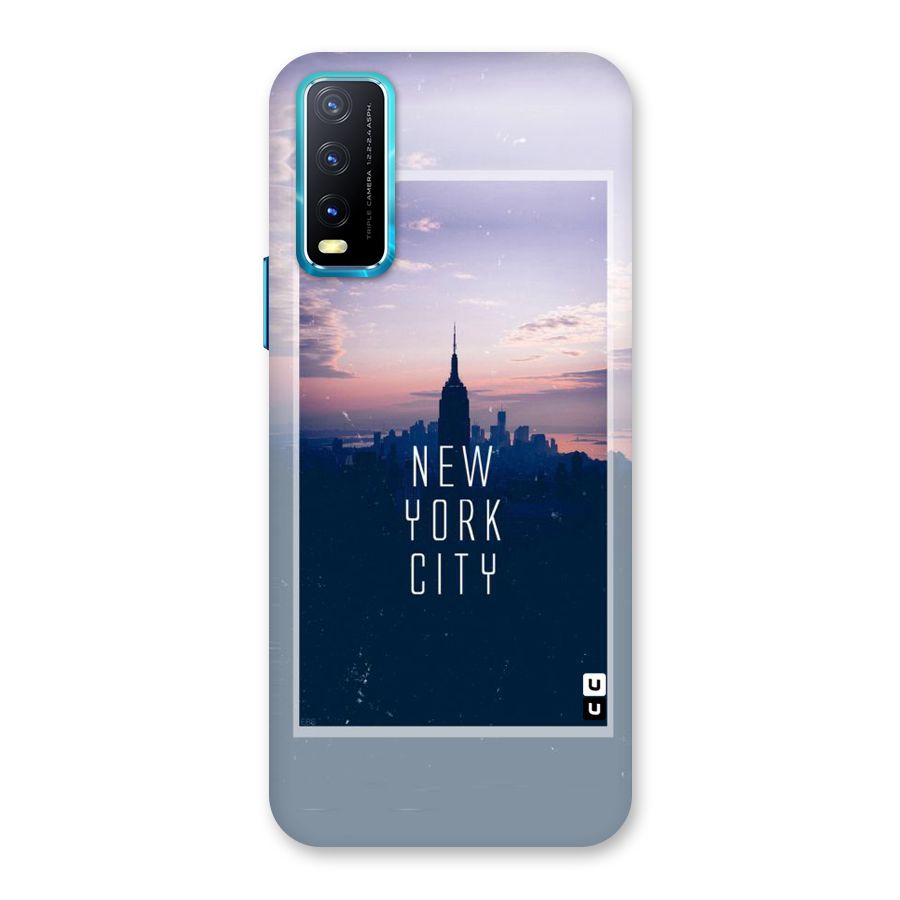 Sleepless City Back Case for Vivo Y20A