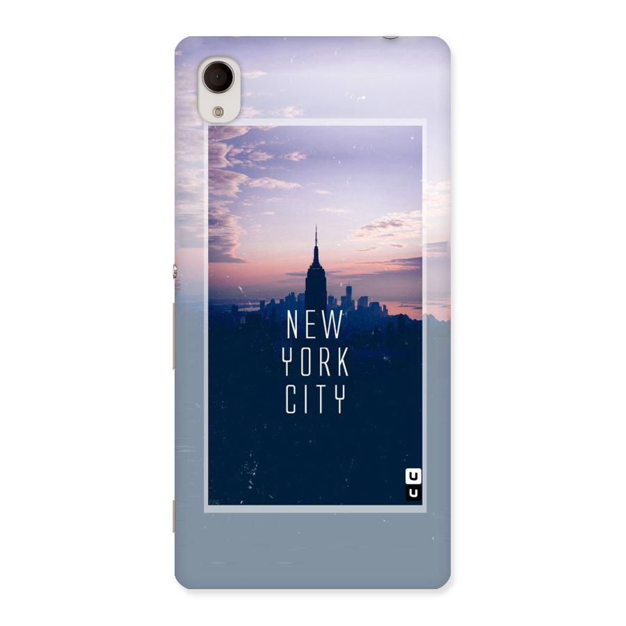 Sleepless City Back Case for Xperia M4 Aqua