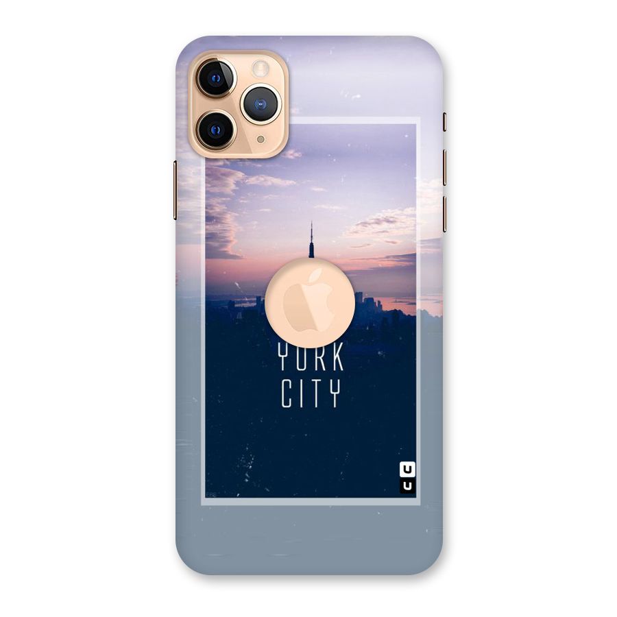 Sleepless City Back Case for iPhone 11 Pro Max Logo Cut