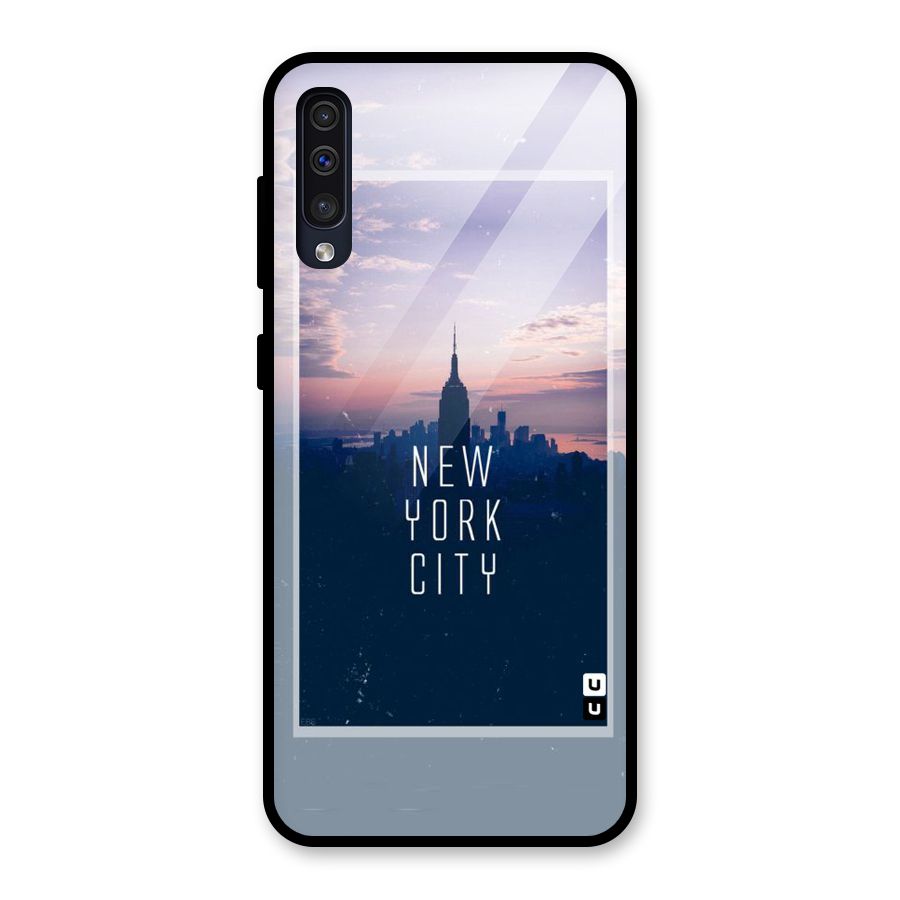 Sleepless City Glass Back Case for Galaxy A30s