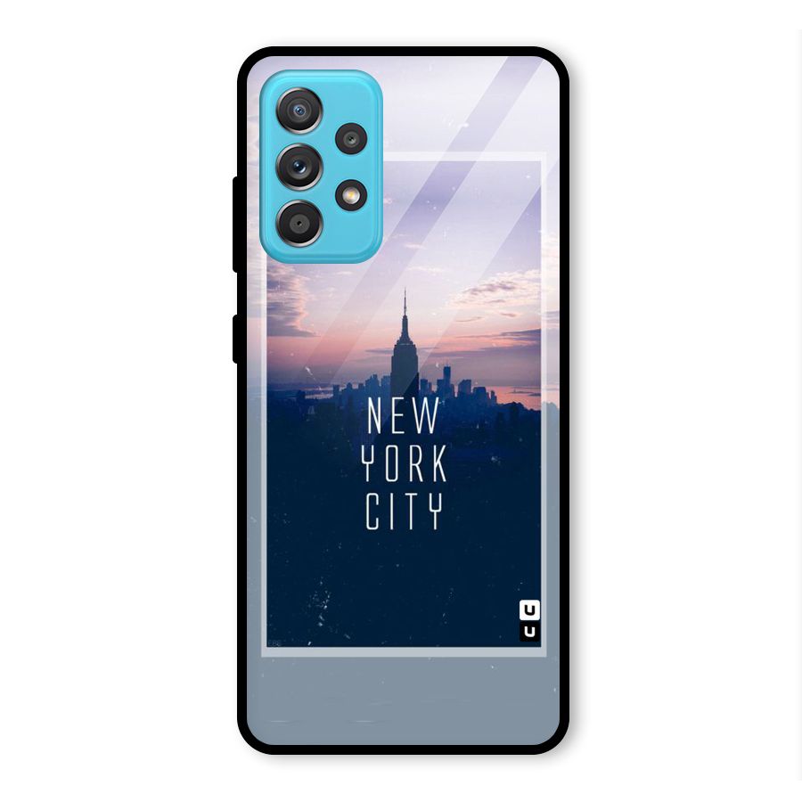 Sleepless City Glass Back Case for Galaxy A52